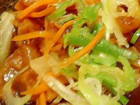 野菜乗せ焼き鳥（焼き鳥リメイク）